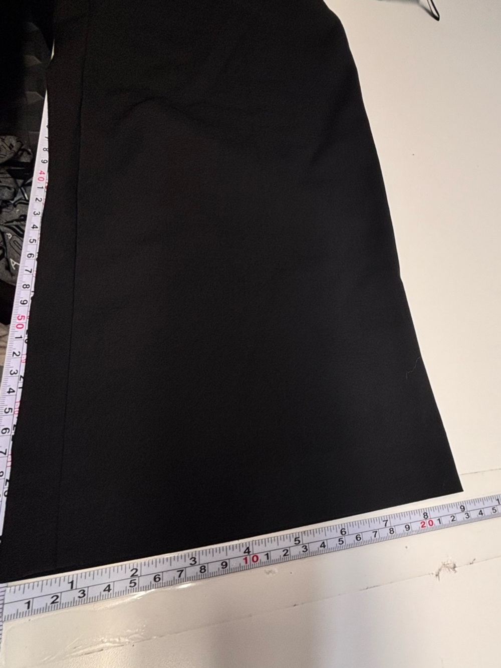 Karl Lagerfeld Black Straight-Leg Trousers - Picture 3 of 6